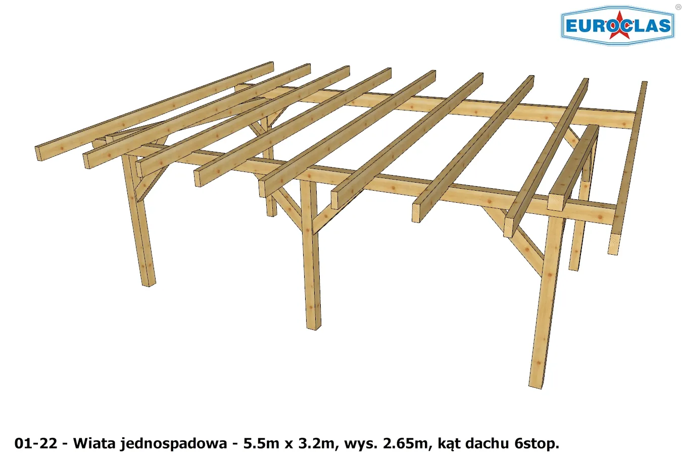 Wiaty i altany jednospadowe